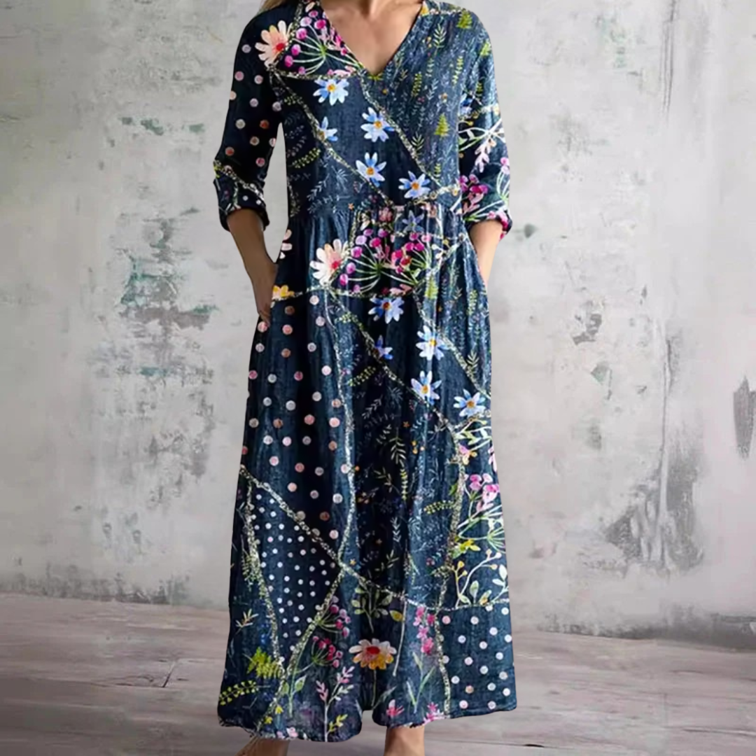 Linda | Bloemenzomerjurk