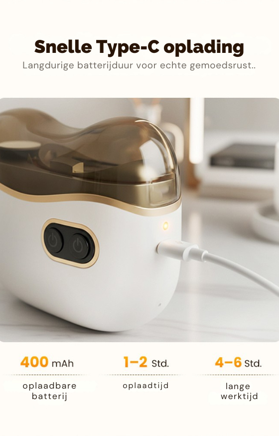 2-in-1 nagelknipper en elektrische nagelvijl by Mooibelle