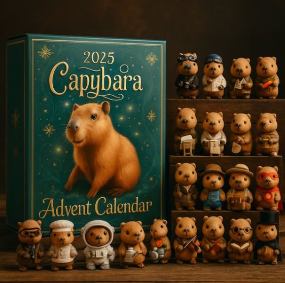 Capybara adventskalender 2025 - By Mooibelle