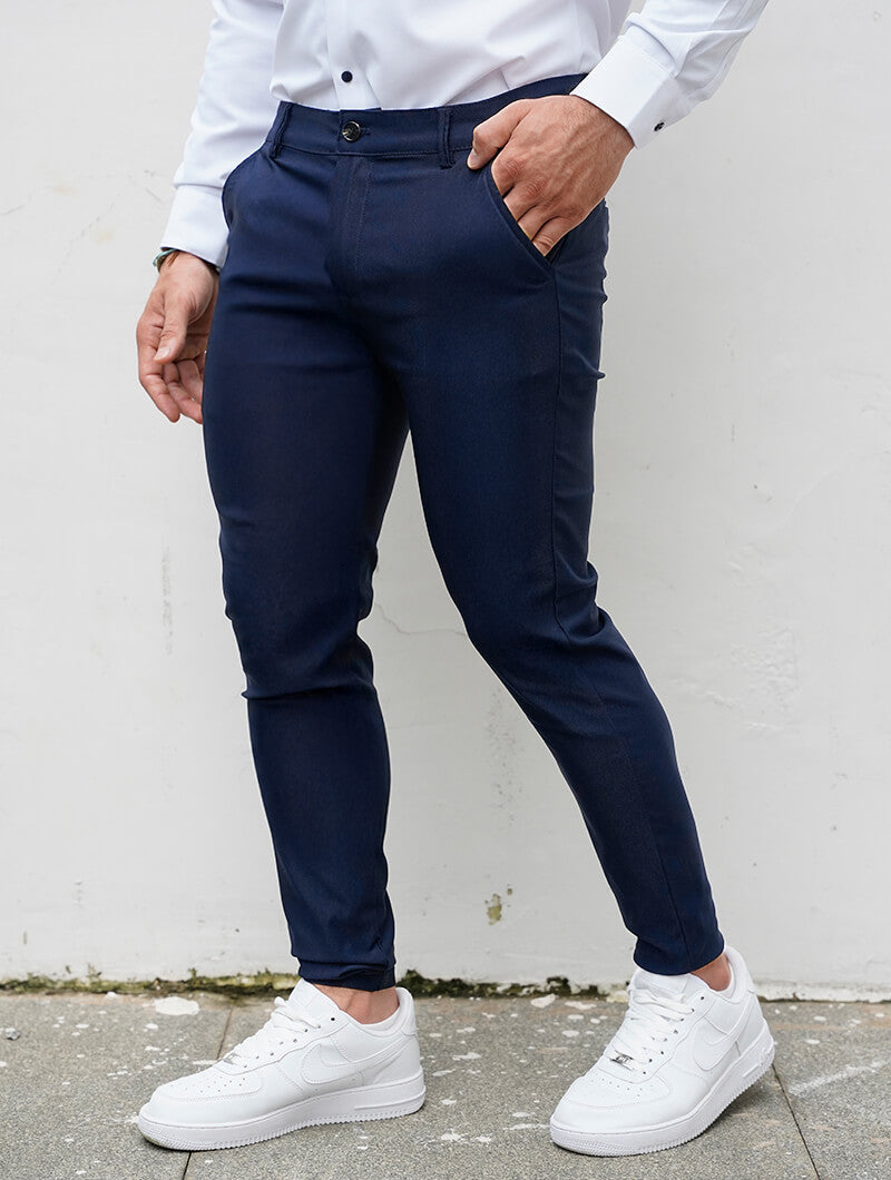 Noa stretchbroek - Blauw