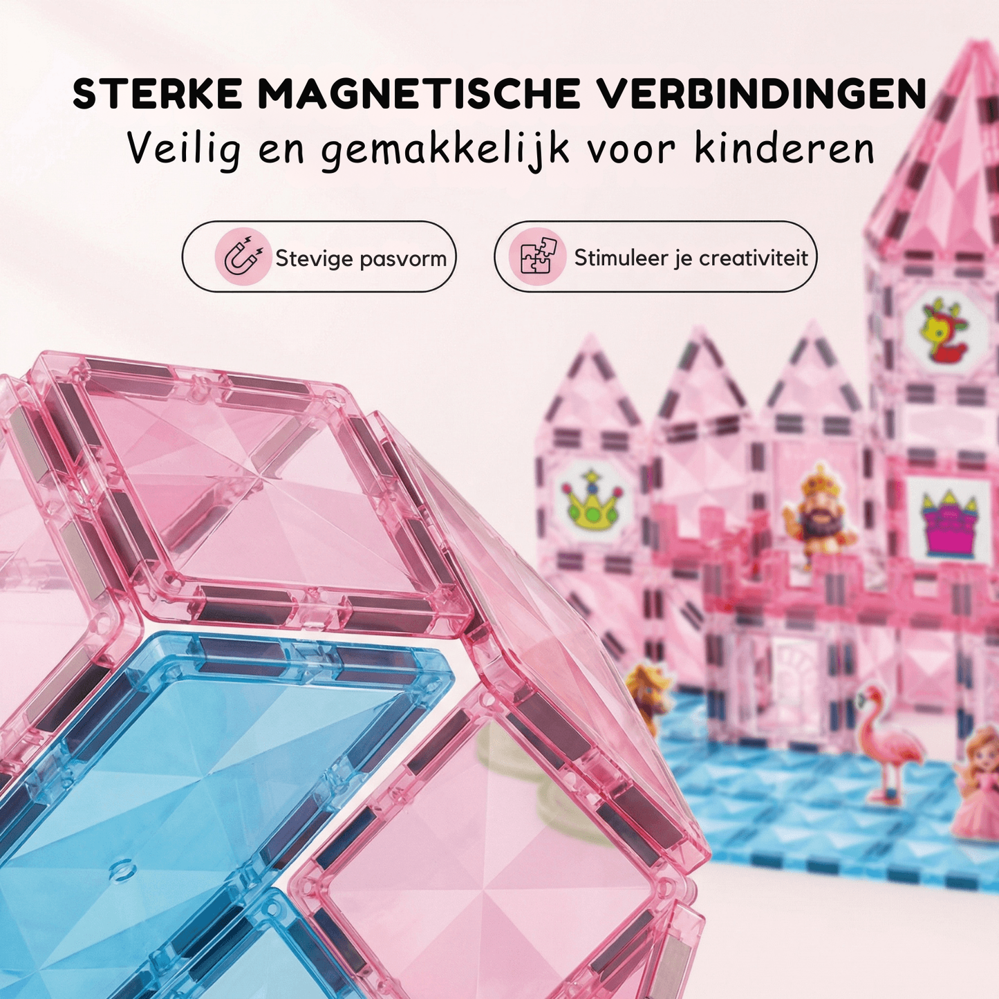 Prinses Waterverf magnetische tegels