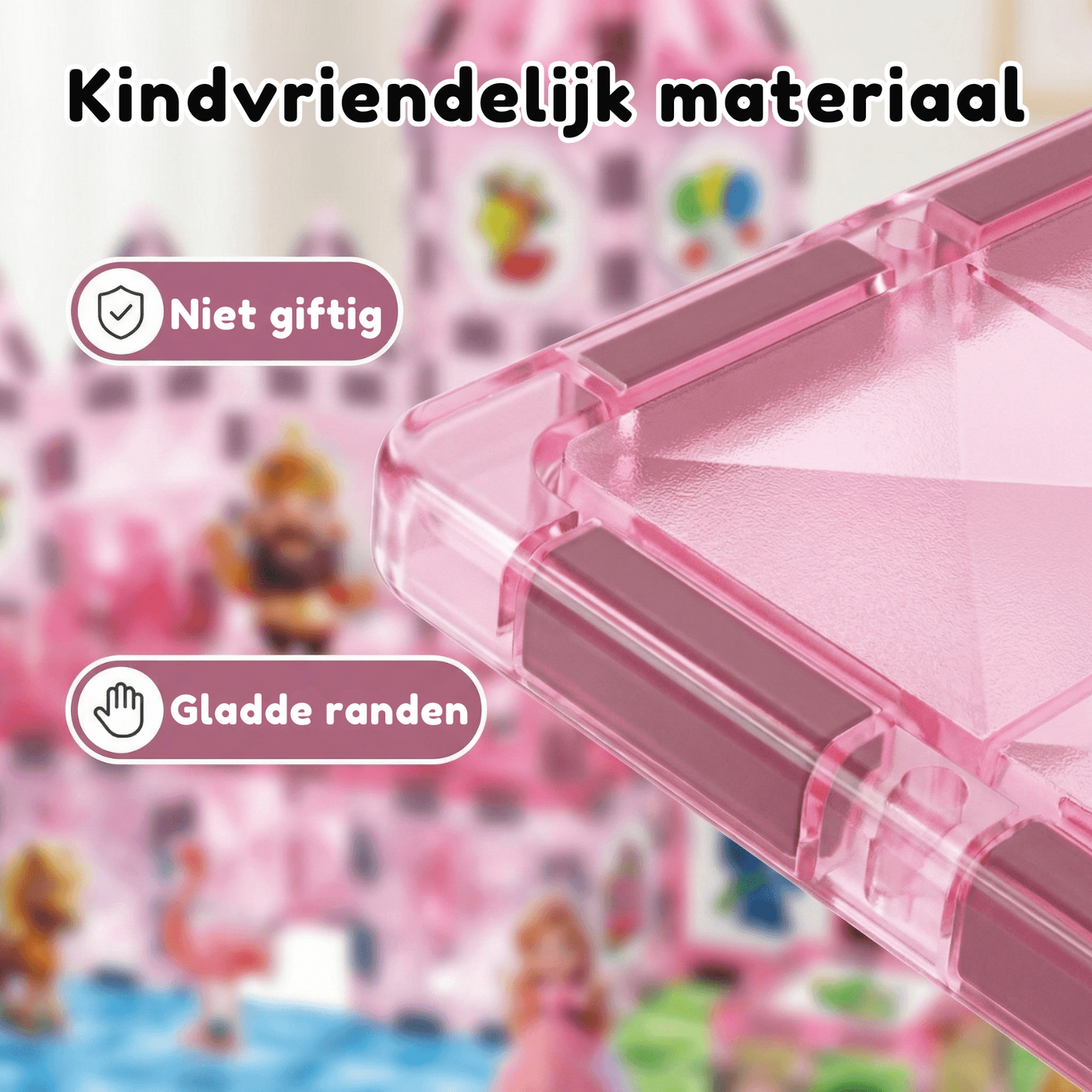 Prinses Waterverf magnetische tegels