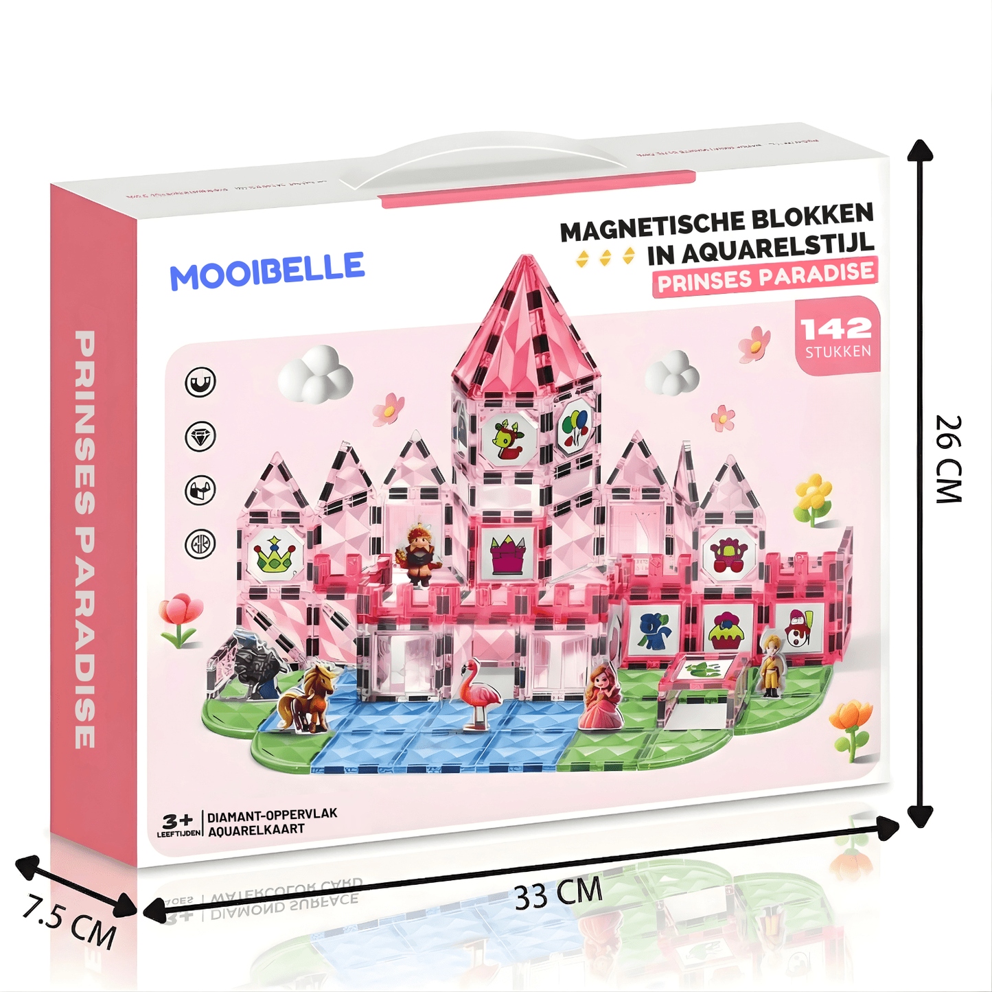 Prinses Waterverf magnetische tegels