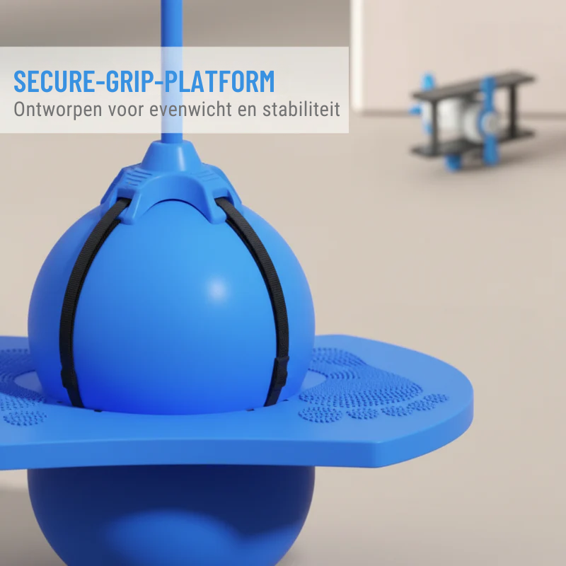 Plezier en fitness gaan altijd door💪 2-in-1 pogo-springer & balansbal