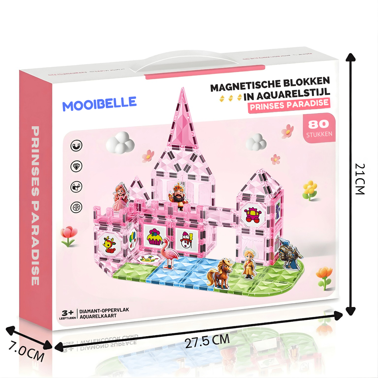 Prinses Waterverf magnetische tegels