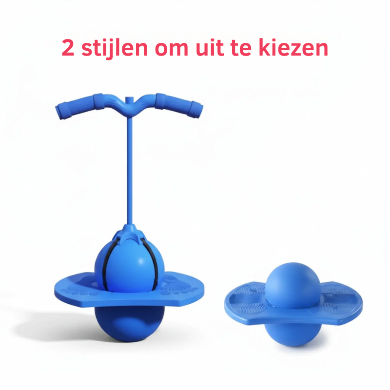 Plezier en fitness gaan altijd door💪 2-in-1 pogo-springer & balansbal