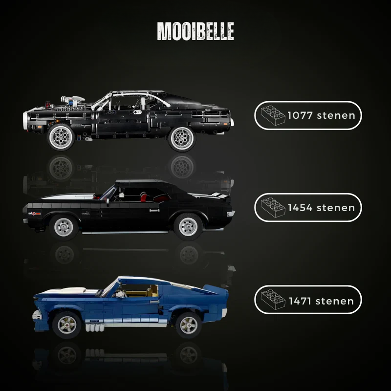 Ultieme muscle car-collectie – Charger (Fast & Furious) | Camaro Z/28 (1969) | Mustang