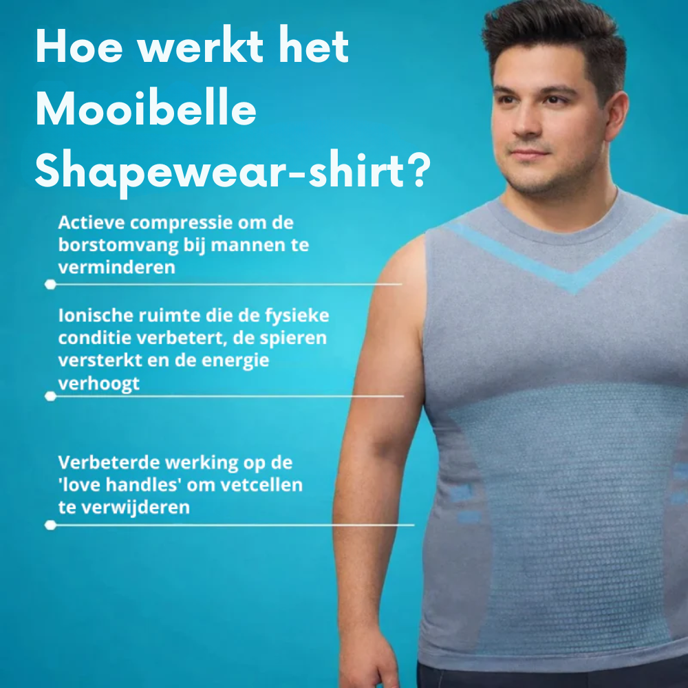 Mooibelle Shapewear-shirt voor mannen