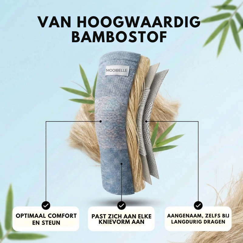 Mooibelle Kniebandage + Bamboe comfort