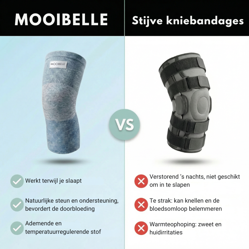 Mooibelle Kniebandage + Bamboe comfort