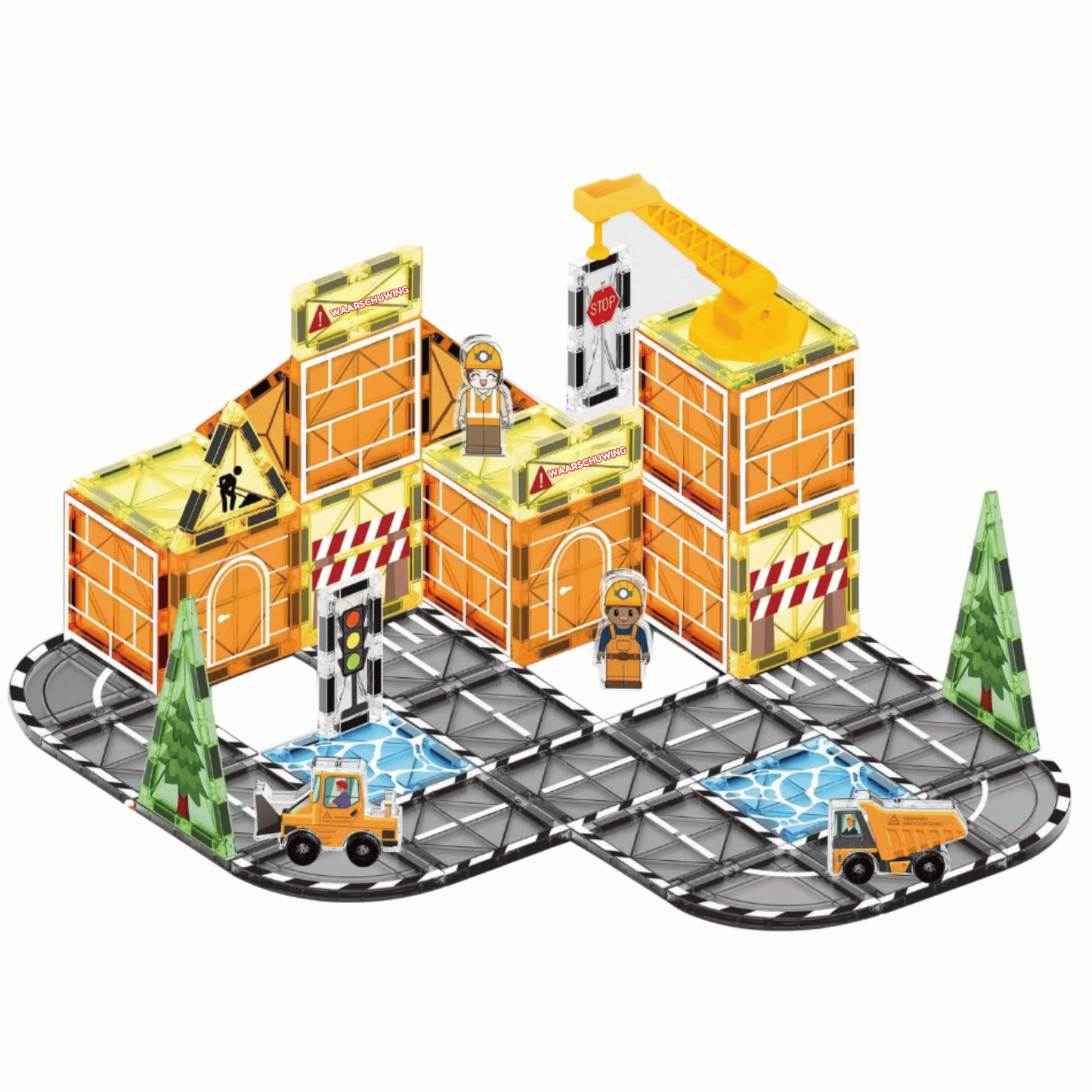 Bouwwereld magnetische tegels