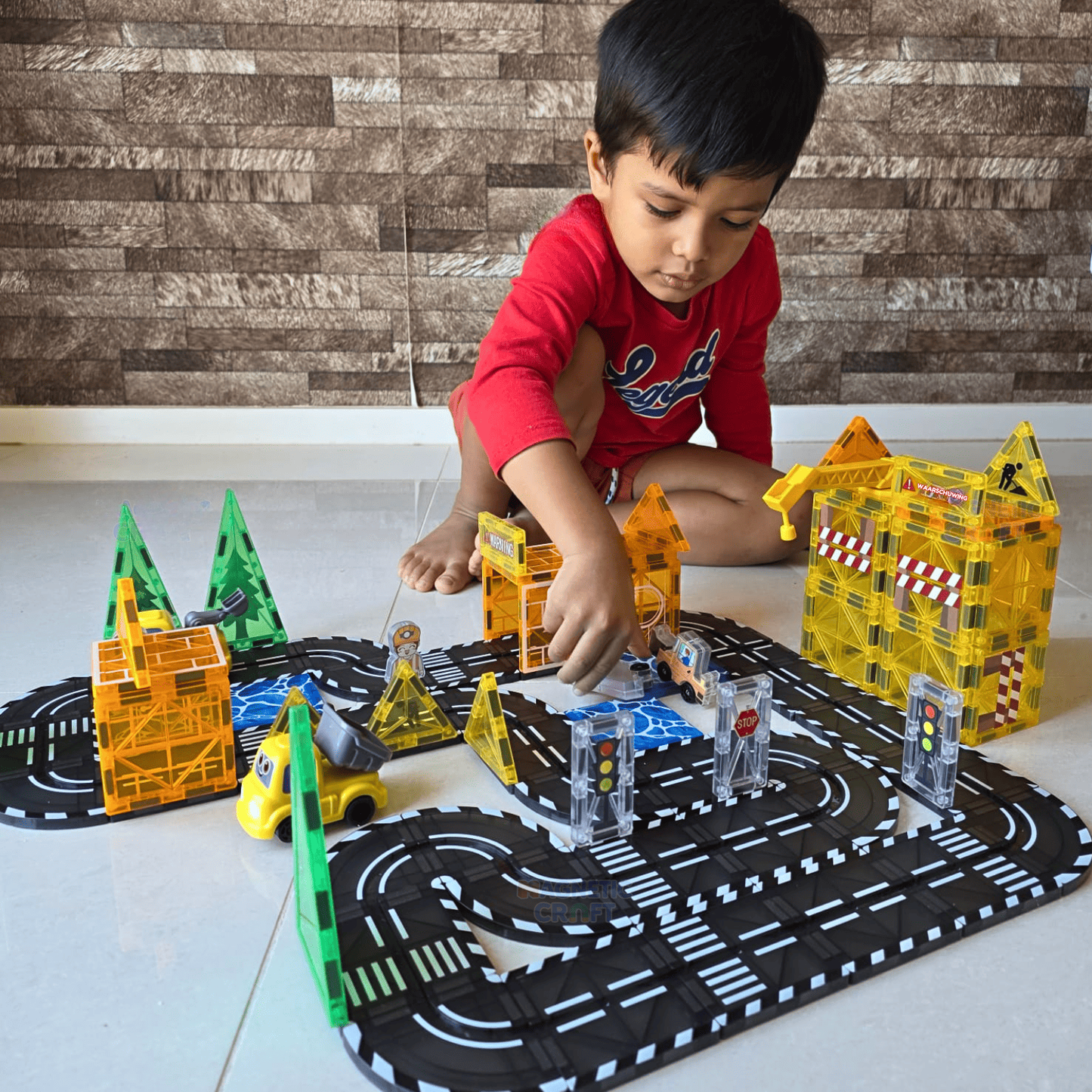 Bouwwereld magnetische tegels