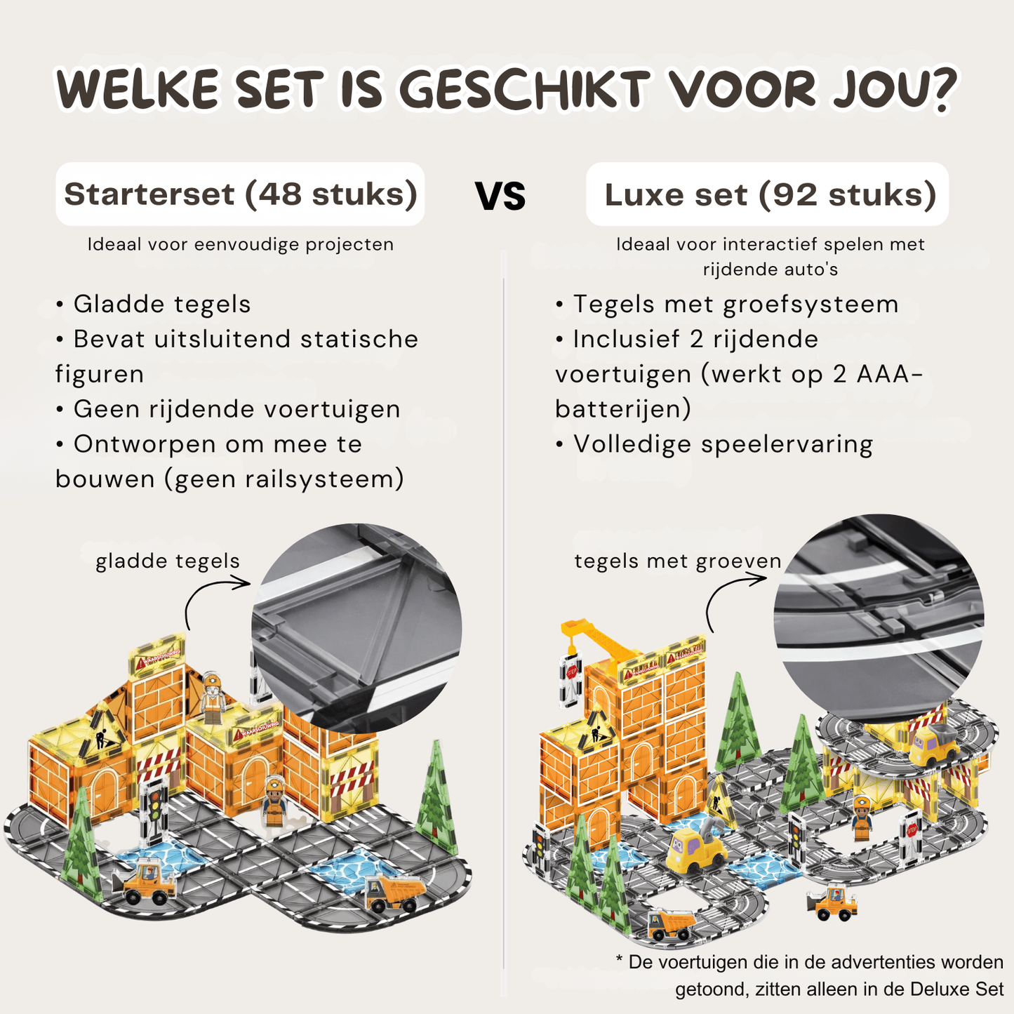 Bouwwereld magnetische tegels