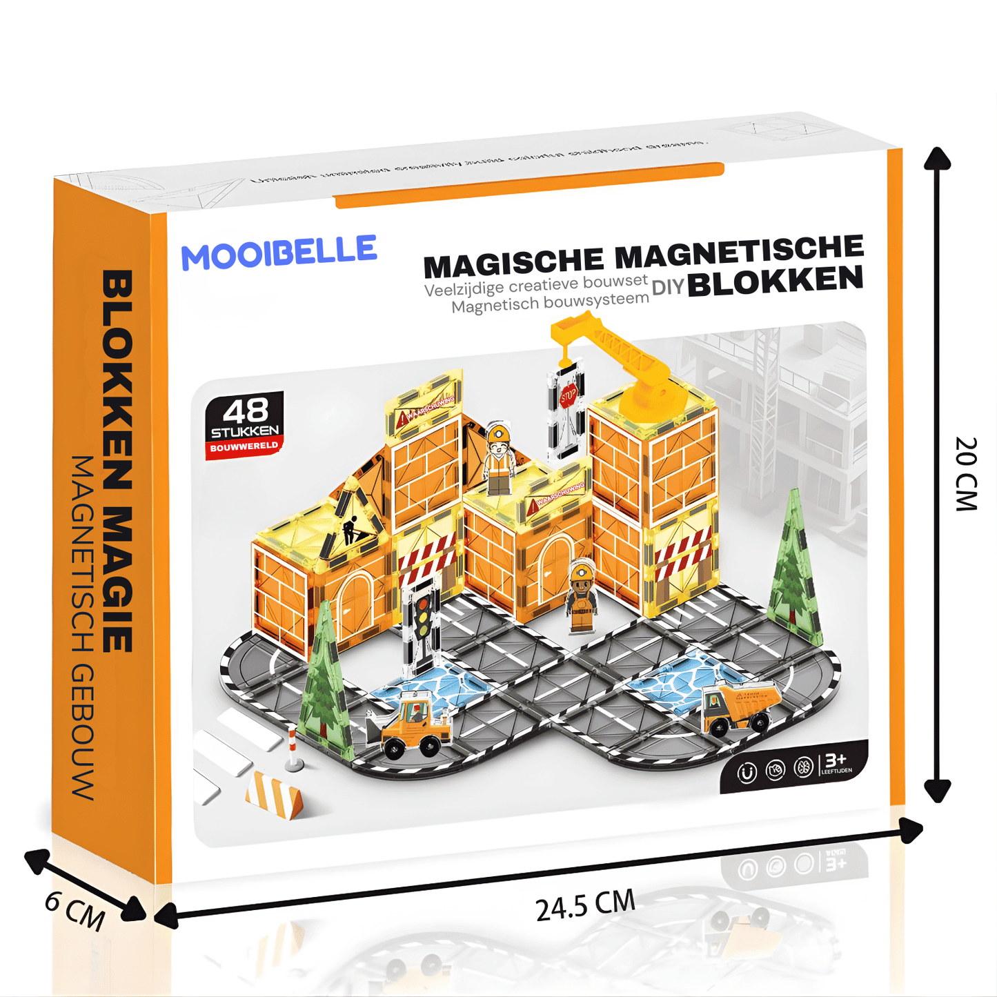 Bouwwereld magnetische tegels