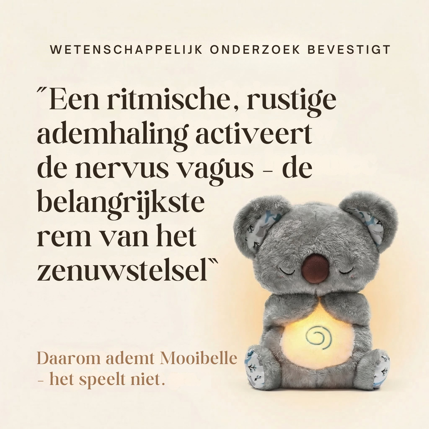 Mooibelle - Ademende knuffel