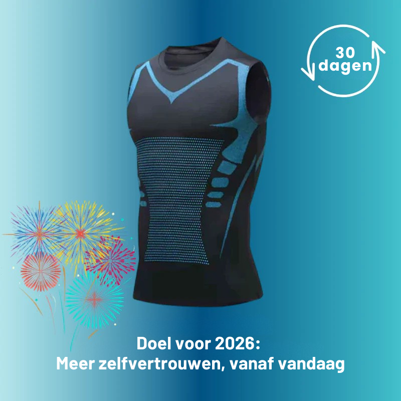 Mooibelle Shapewear-shirt voor mannen