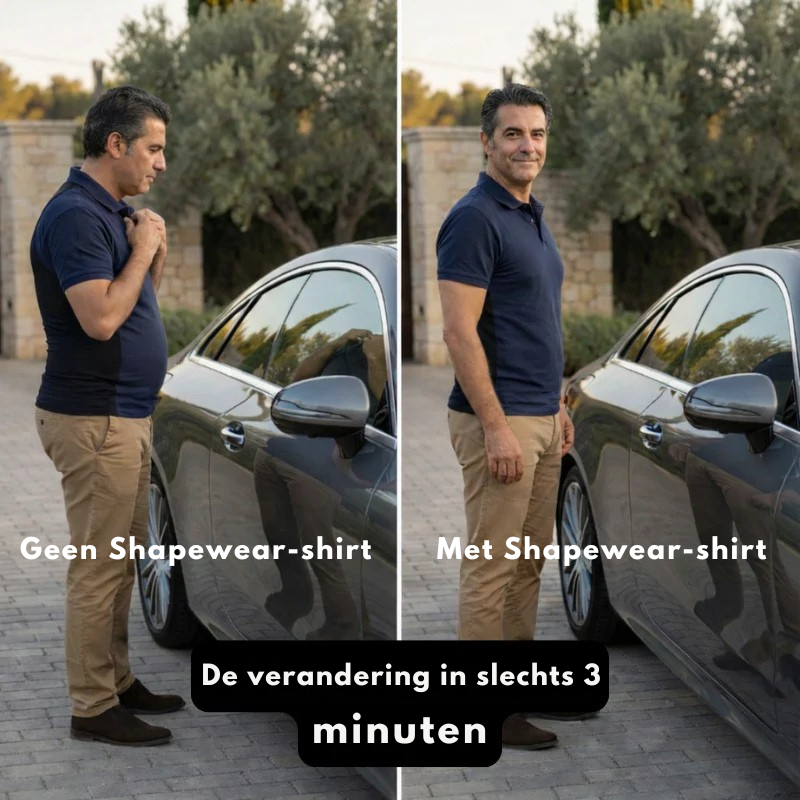Mooibelle Shapewear-shirt voor mannen