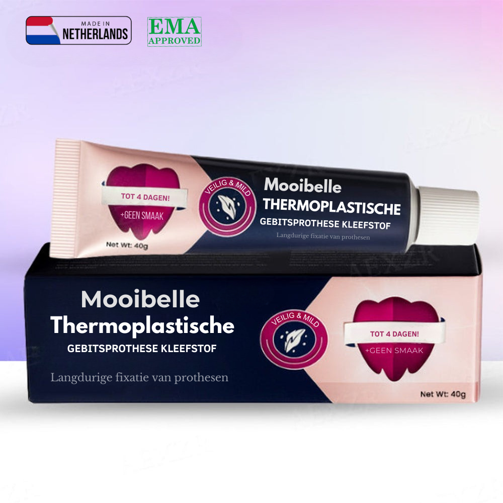 Mooibelle Thermoplastische kleefstof voor kunstgebitten