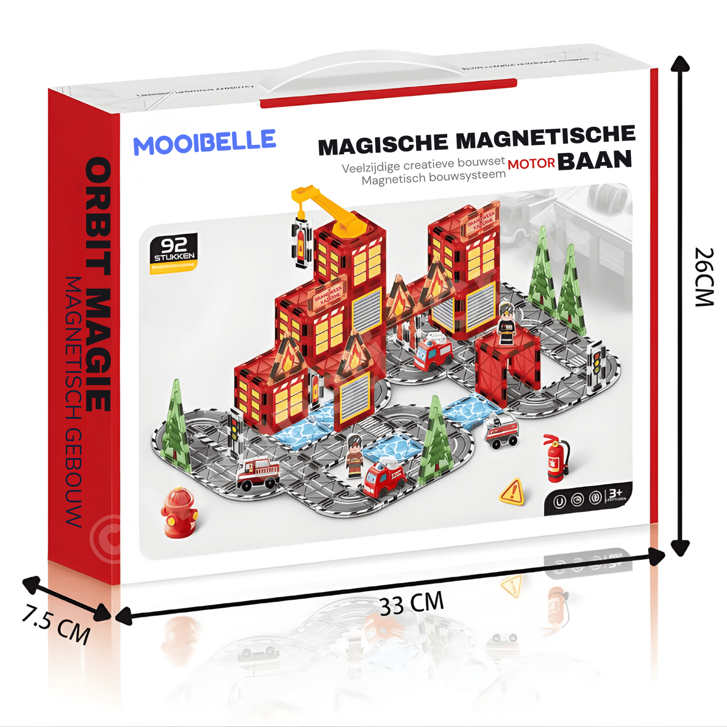 Magnetische tegels met brandweermotief