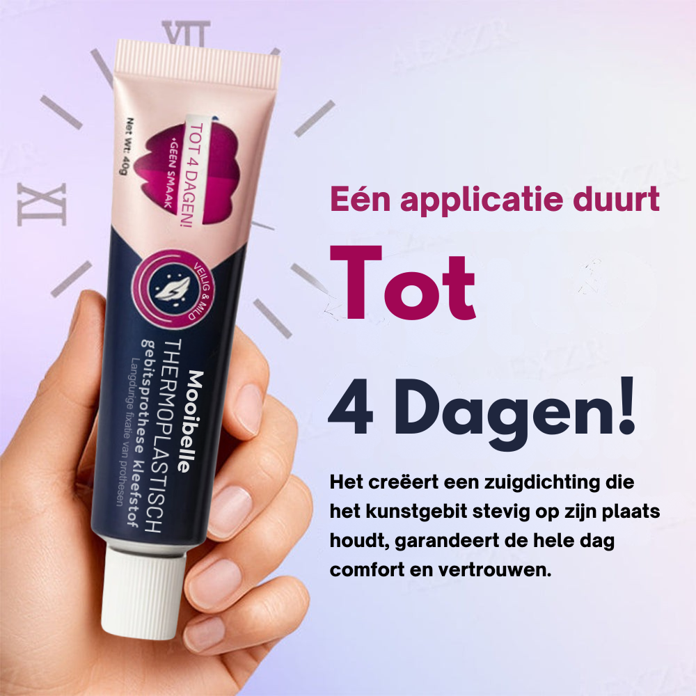 Mooibelle Thermoplastische kleefstof voor kunstgebitten