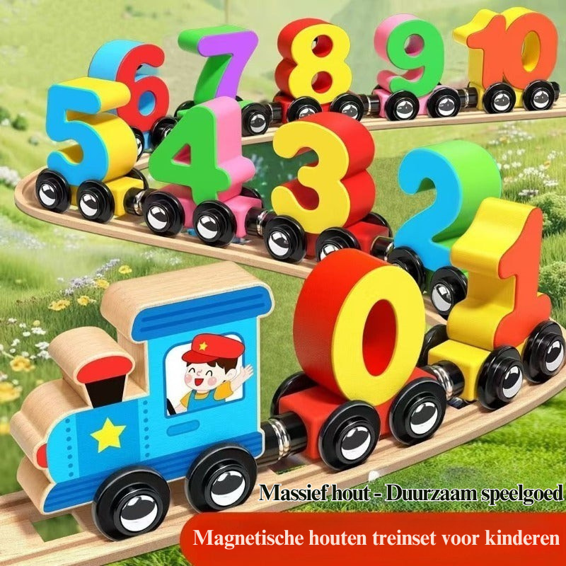 Magnetische cijfertreinset