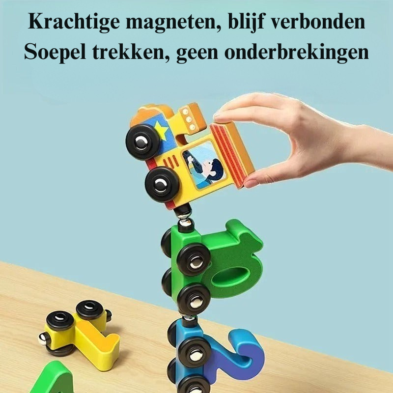 Magnetische cijfertreinset