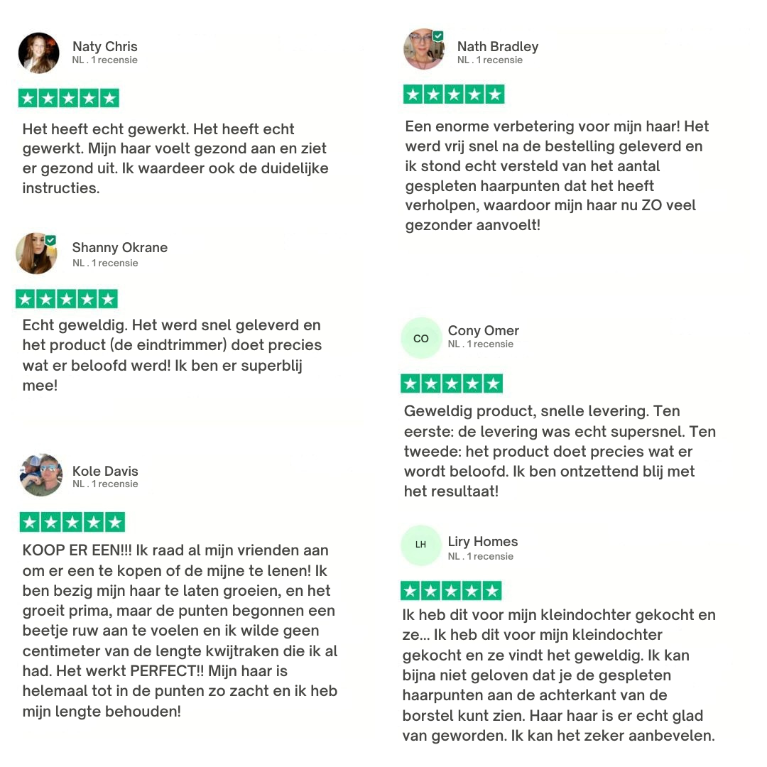 Trimmer voor gespleten haarpunten