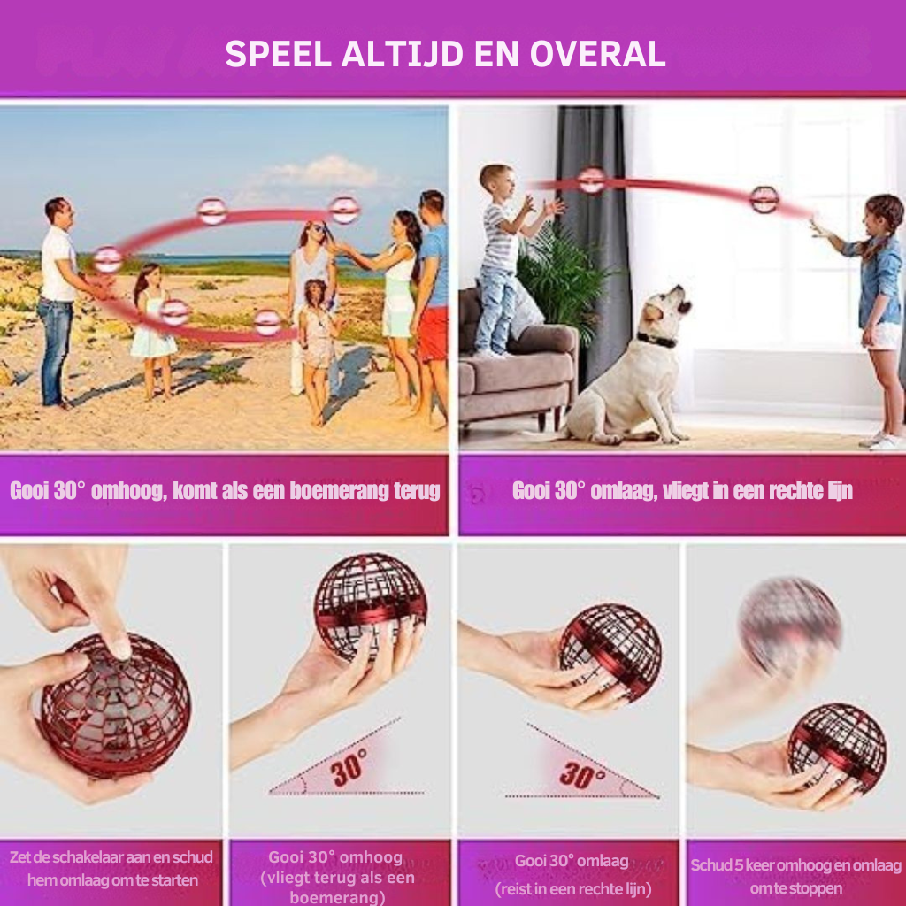 Zwevende speelbal by Mooibelle