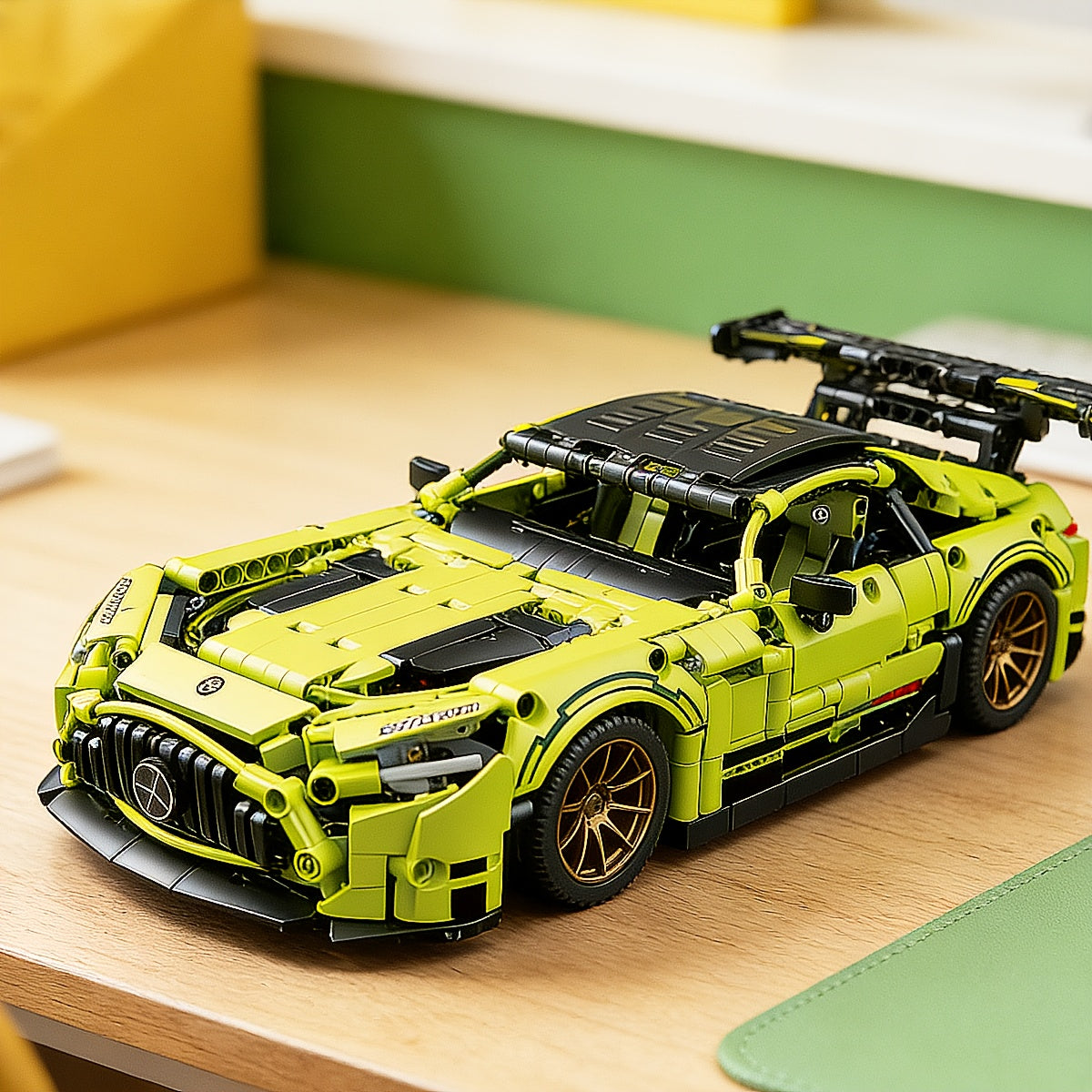Bouwstenen voor een wide-body auto voor lange rechte stukken