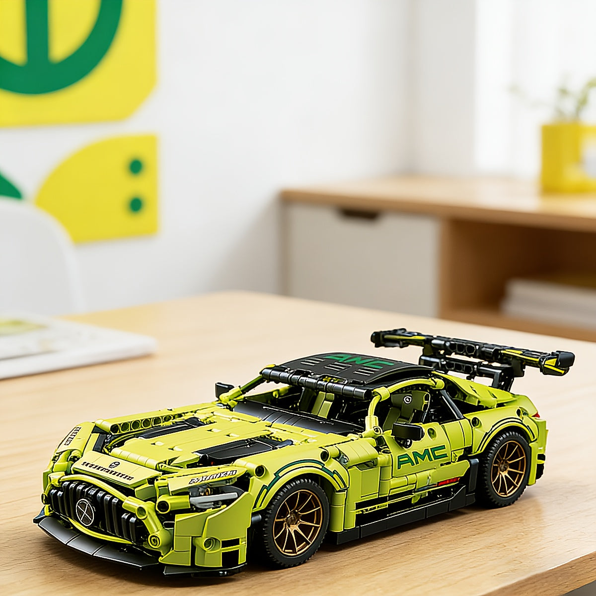 Bouwstenen voor een wide-body auto voor lange rechte stukken