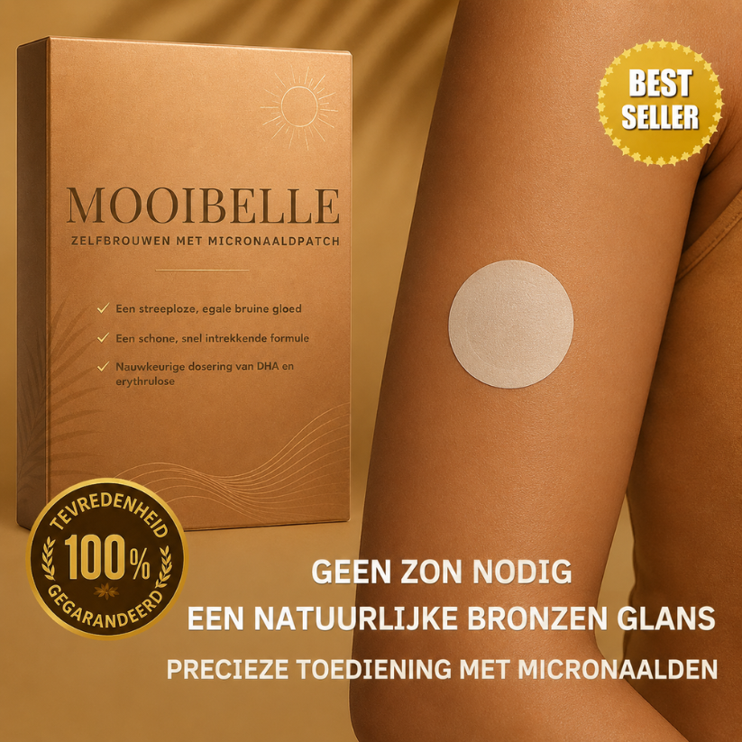 Mooibelle transdermale bruiningspleister