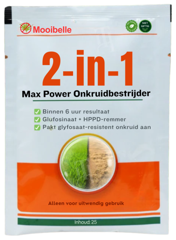 Mooibelle 2-in-1 Max Power Onkruidbestrijder | Ziet onkruid al binnen 6 uur afsterven!