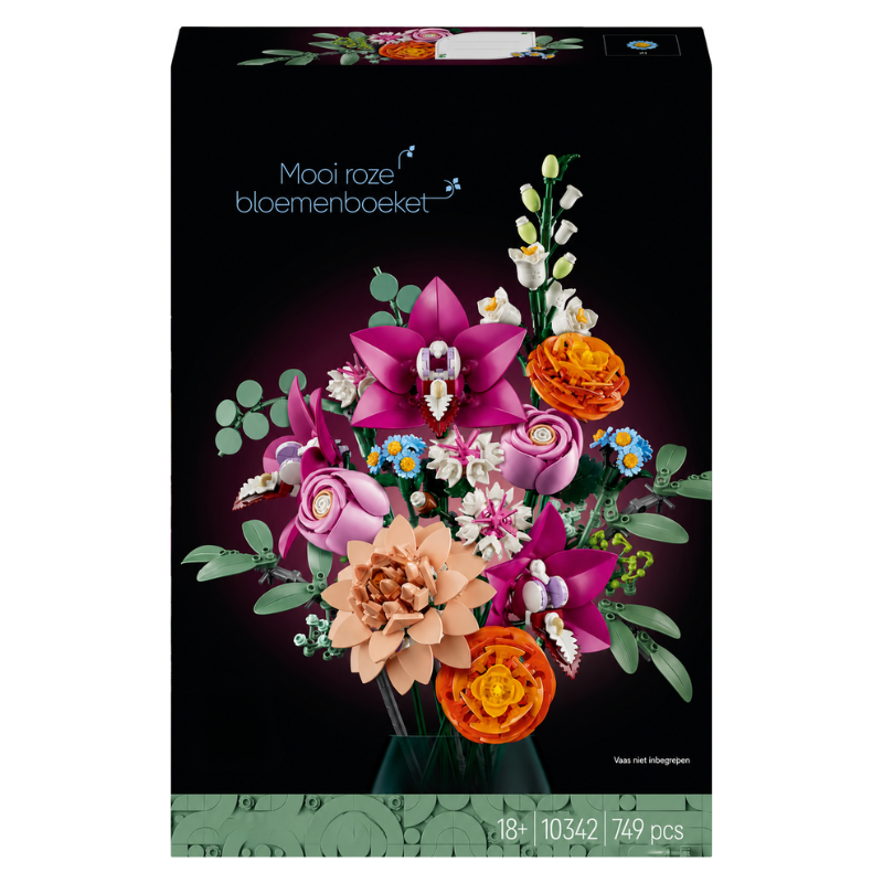 Mooibelle Roze boeket - Bloemen Decoratie - 10342