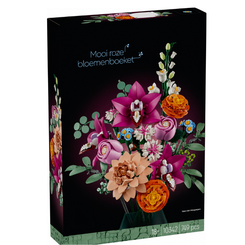 Mooibelle Roze boeket - Bloemen Decoratie - 10342
