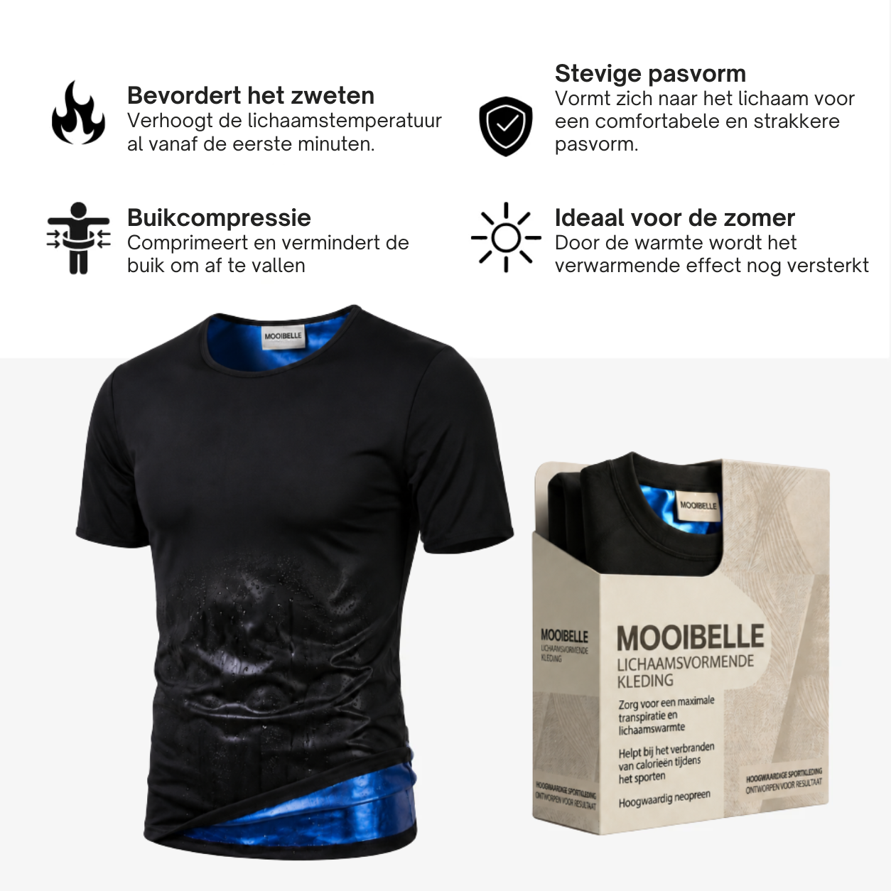 Afslankend saunashirt