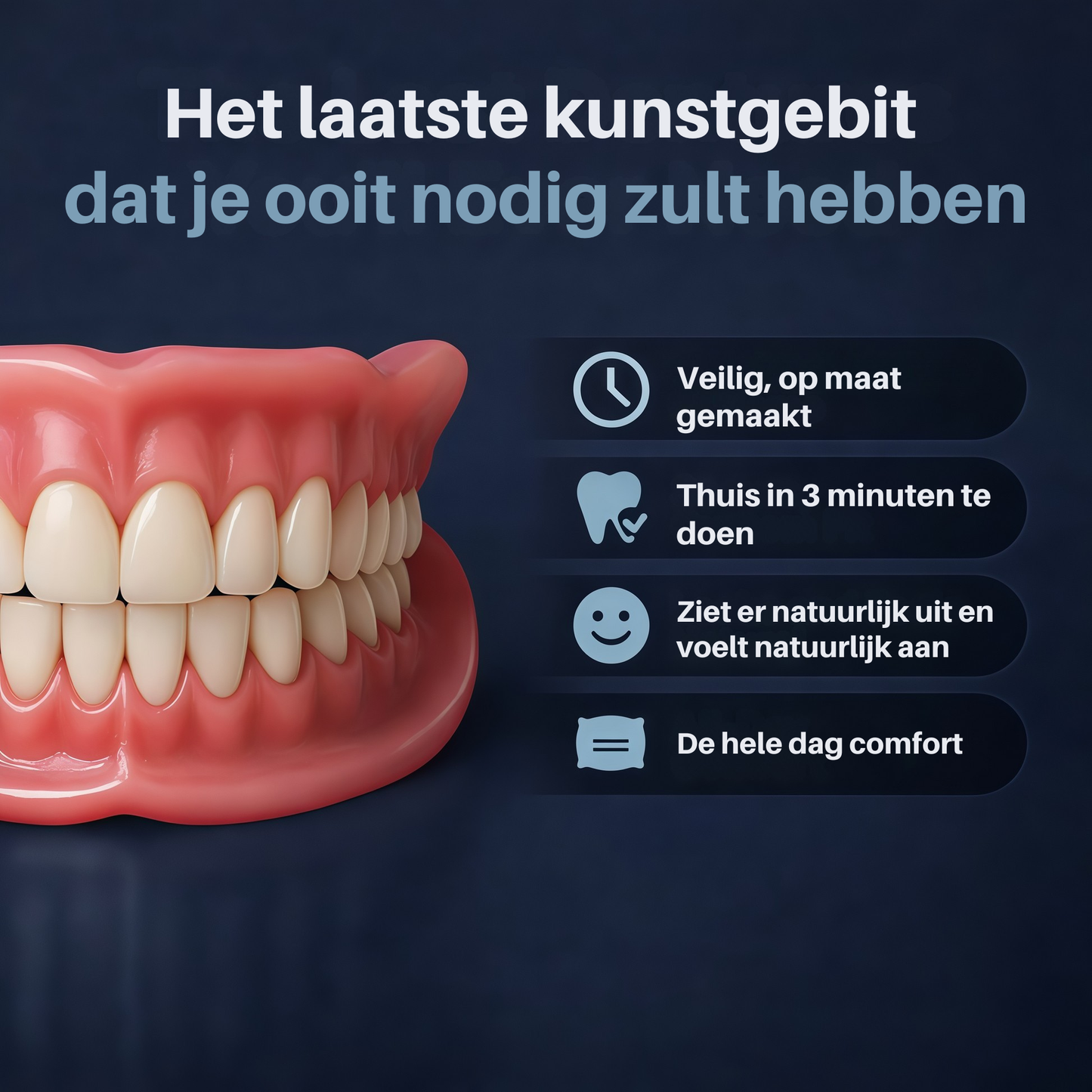 Premium volledige kunstgebitset