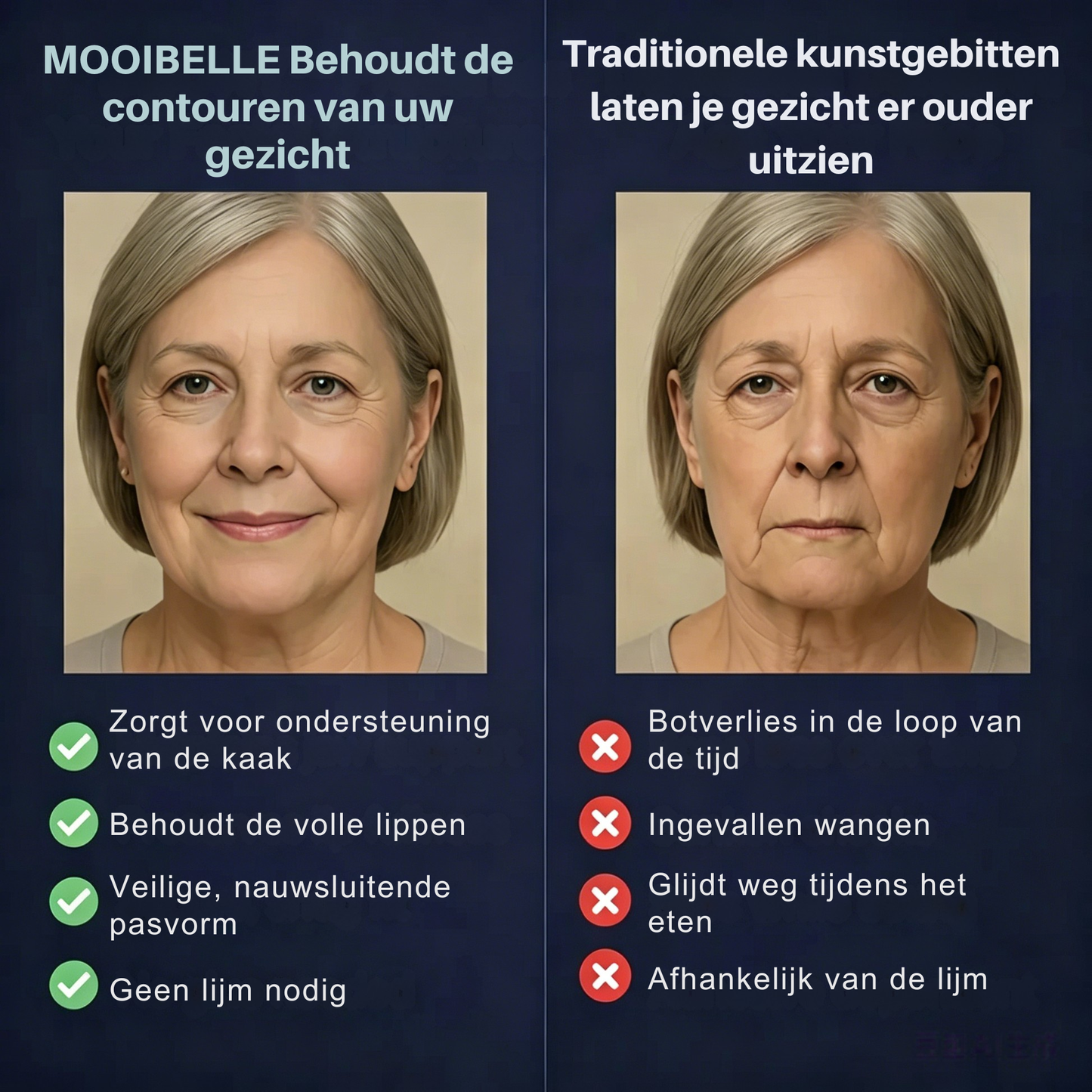 Premium volledige kunstgebitset