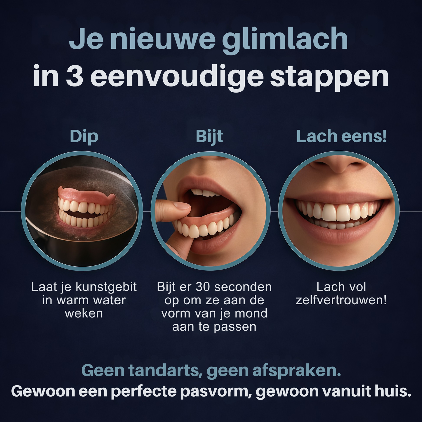 Premium volledige kunstgebitset