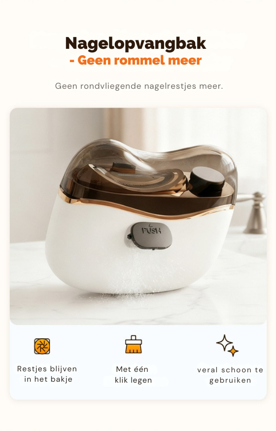 2-in-1 nagelknipper en elektrische nagelvijl by Mooibelle