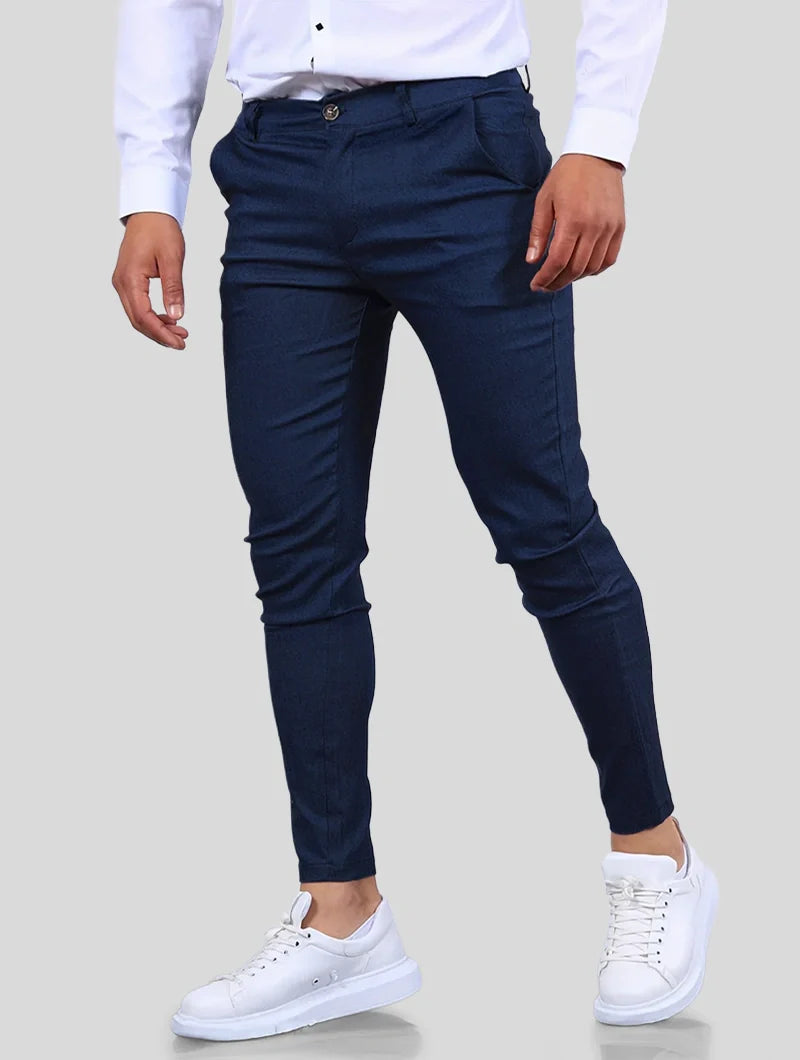 Noa stretchbroek - Blauw