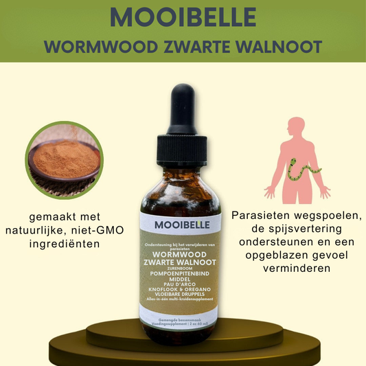 Mooibelle-Zwarte walnoot-alsem parasietenreiniger