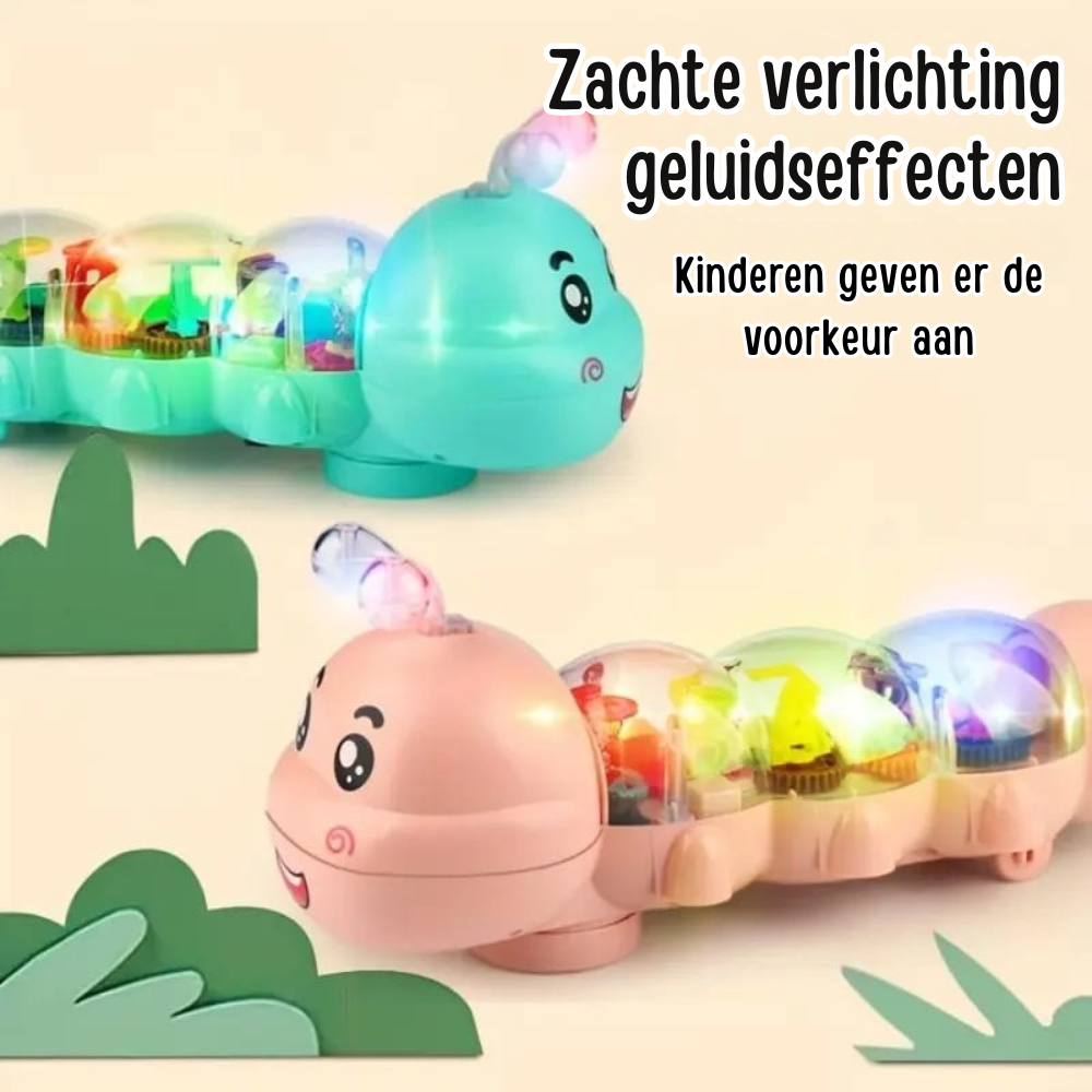Lichtgevend muzikaal kruipend rupsbeestje