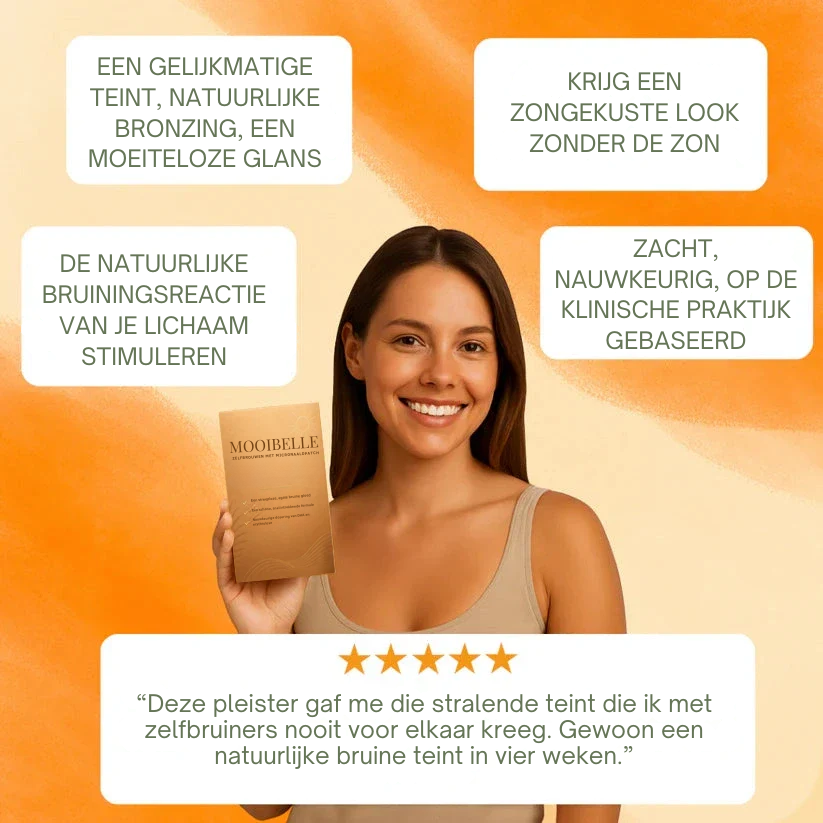 Mooibelle transdermale bruiningspleister