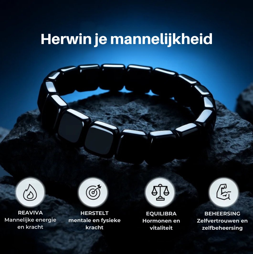Mooibelle-armband van hematiet