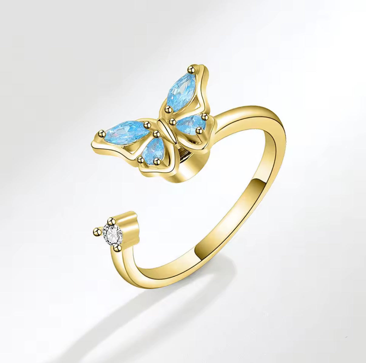 Anti-stressring met vlinders