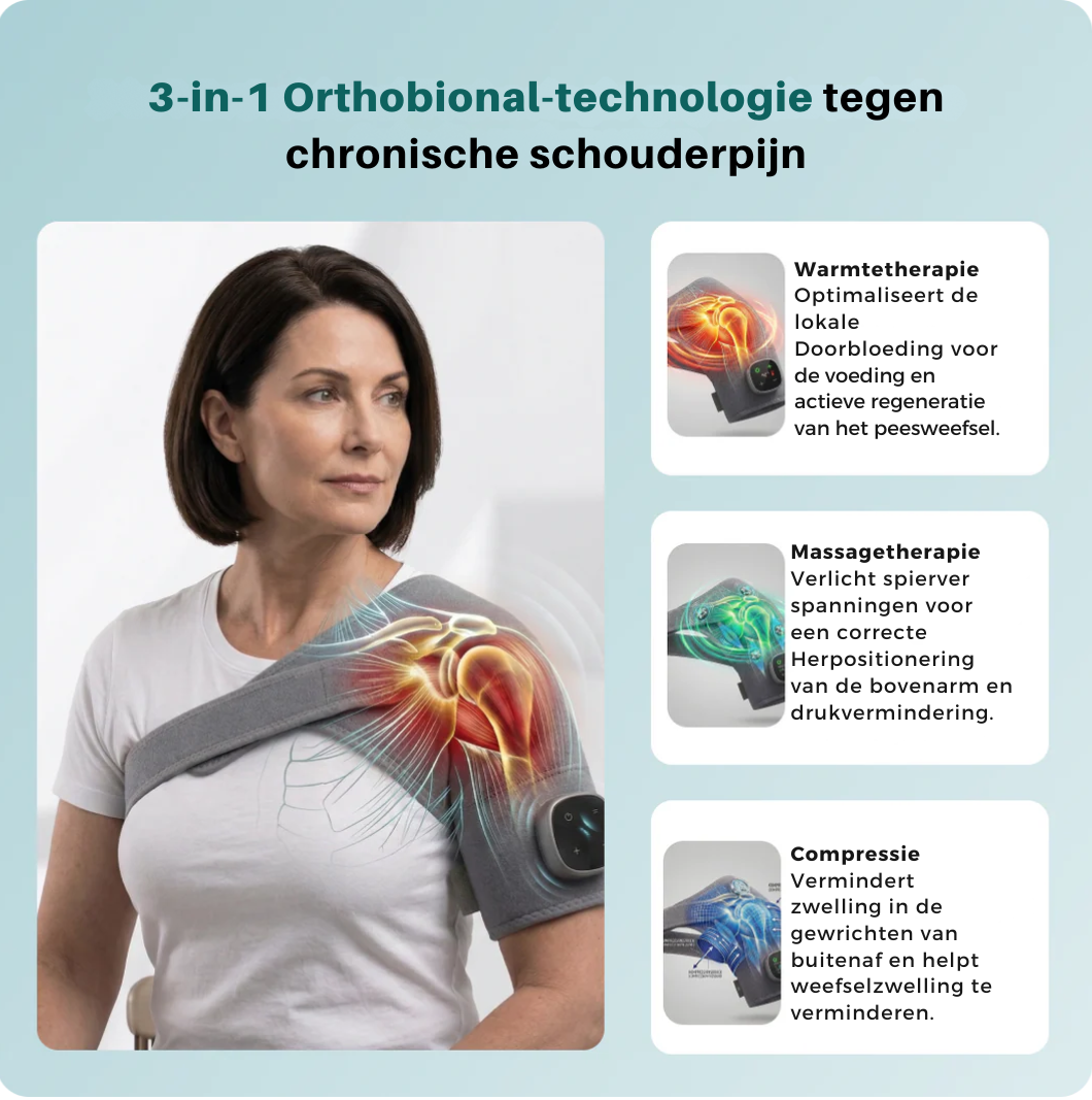 Mooibelle 3-in-1 schoudermassageapparaat