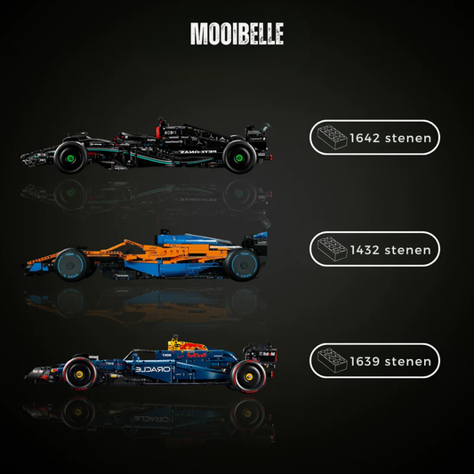 Ultieme Formule 1-collectie – AMG F1 W14 | MCL F1 (oranje-blauw) | Racing RB20