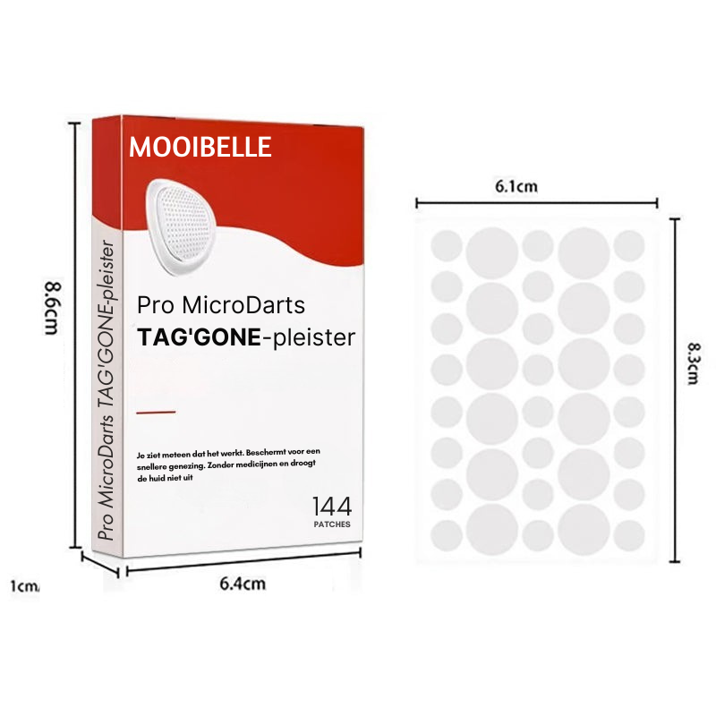 Mooibelle Pro MicroDarts TAG'Gone-pleister
