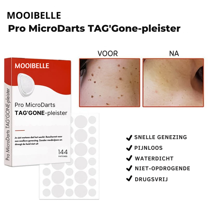 Mooibelle Pro MicroDarts TAG'Gone-pleister