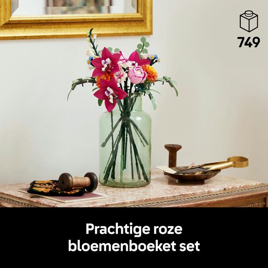 Mooibelle Roze boeket - Bloemen Decoratie - 10342